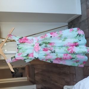 Garden Flower Flowy Dress Size 12